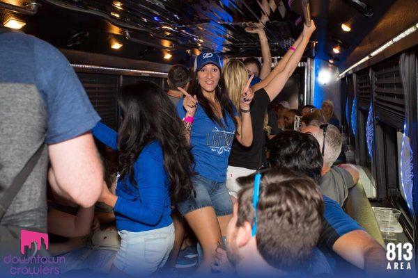 Party Bus + Music = Dancing