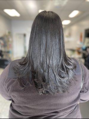 Hair cut layers