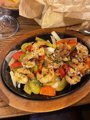 Shrimp Classic Fajitas