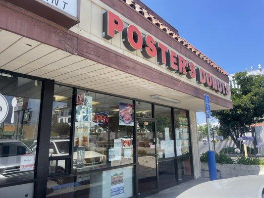 Posters donuts with EBT OK sign.