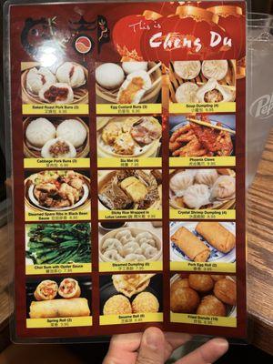 Appetizer Menu