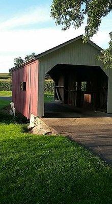 Our covered bridge across Little Beaver Creek.