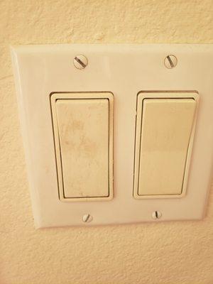 Filthy Kitchen Light Switch