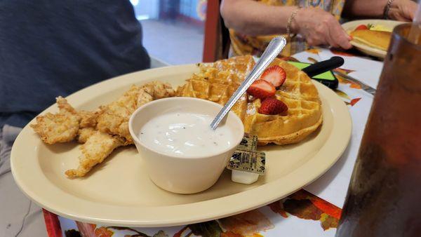 Kiddo's Chicken and Waffles