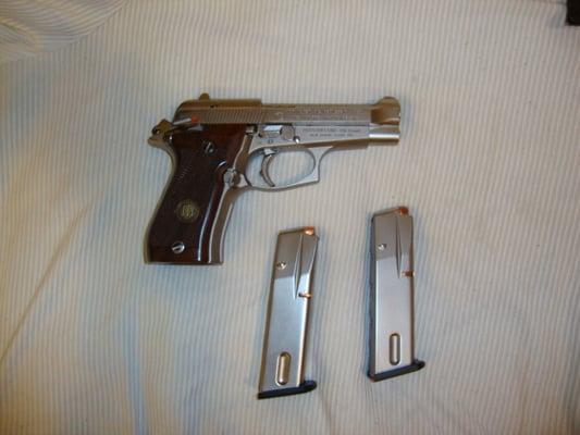 my Beretta model 84FS "Cheetah" 2, 13 round mags