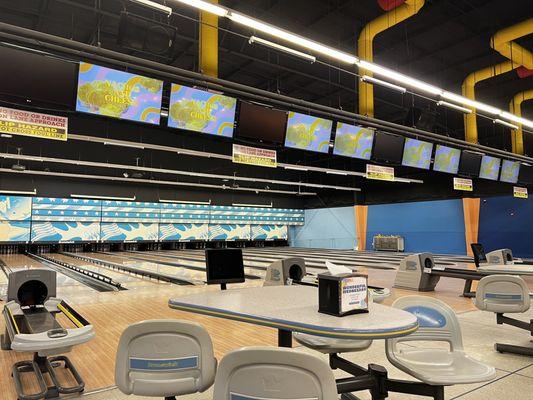 Bowling on a rainy day