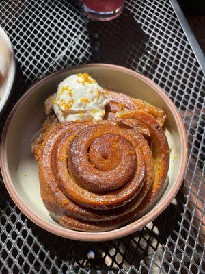 Orange and cardamom sticky bun