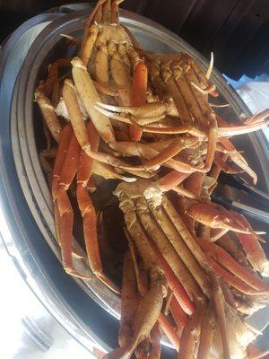 Dry and brown crab legs