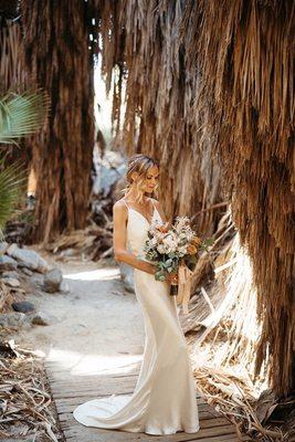 I wanted the flowers to tie in with the California desert landscape