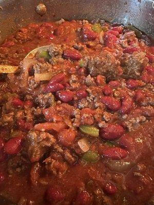 Our chili.