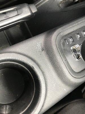 Dirty car with mold smell