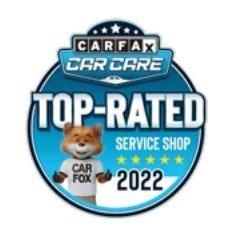 for the 6th year in a row, we are rated a Carfax Top-Rated service facility