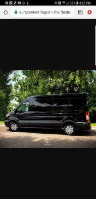 Luxury transit van 14 passenger