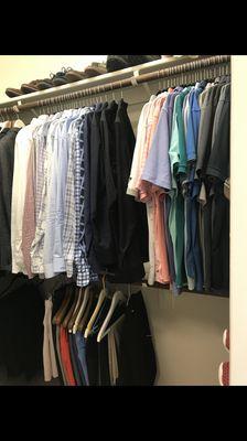 Dress for success by organizing your closet :)