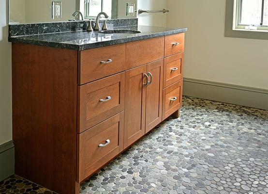 Custom master bath renovation from Madsen Inc.