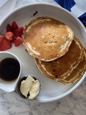 Chocolate chip pancakes