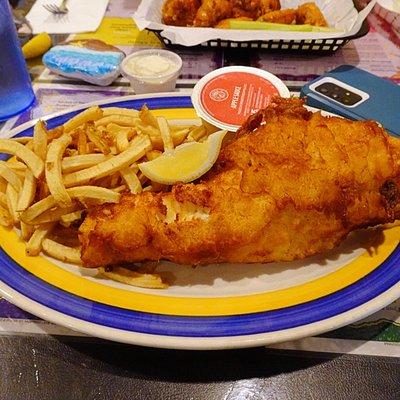 Beer Battered Fish Fry, French Fries & Applesauce