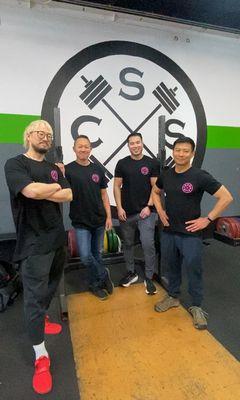 Thanks for dropping by! Weekends are great for stopping by to lift on the competition equipment!