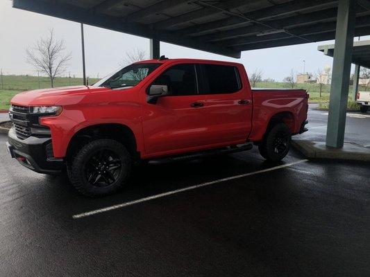 Silverado on day of pick up.