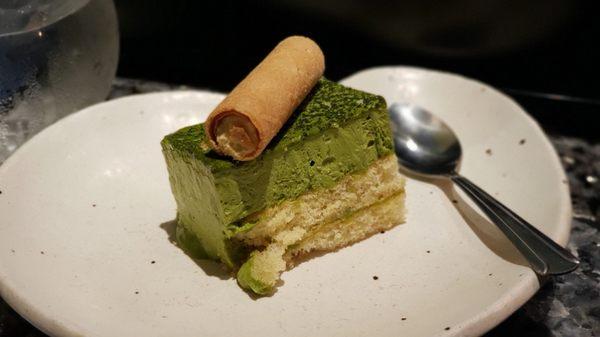 Matcha ice cream cake!