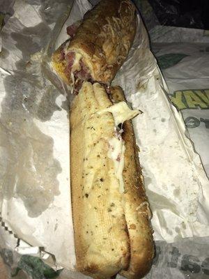 footlong pastrami... very greasy not that great