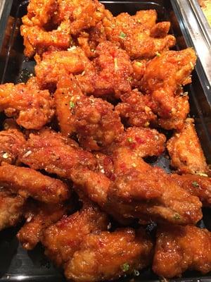 Sticky, sweet Korean fried chicken