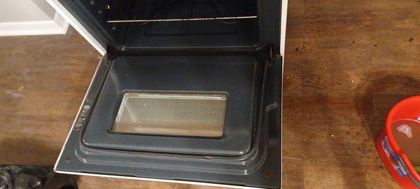 My oven after the cleaning