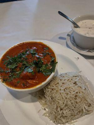 Butter Chicken and Raita Dip