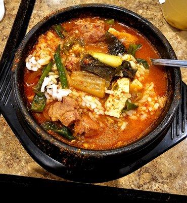 Spicy seafood stew