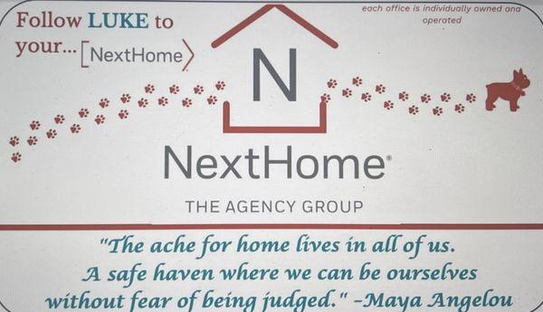 The ache for home lives in all of us.  A safe haven where we can be ourselves without fear of being judged."                    Maya Angelou