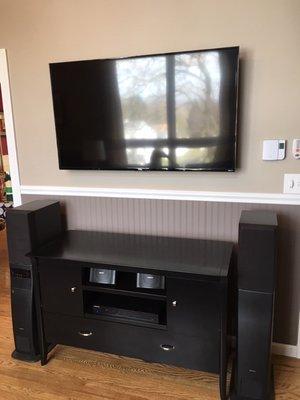 Refinishing this old piece of furniture gave it new life.  Repaired, primed, painted, and some coats of Lacquer made it absolutely beautiful