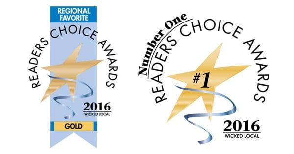 Cedar Chiropractic & Sports was the recipient of the 2016 Readers Choice Award for Regional Favorite Gold Award Local #1 Chiropractor