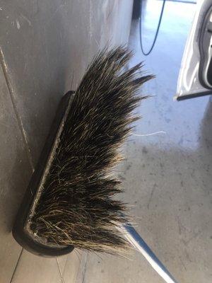 Self serve Car Wash brush. Worn out It took a little convincing but I had him put a new one on for me .....Cool         THANKS JAUN