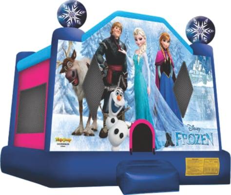 Bouncey House Rentals has a New Disney Frozen Bounce House.