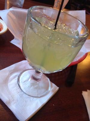 House margarita on the rocks, $2.95