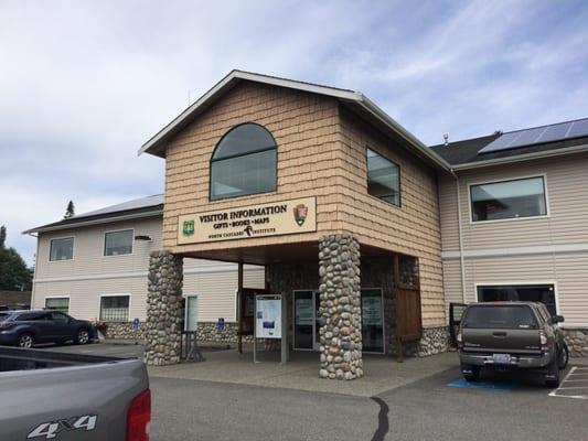 Facade of the Visitors Center in Sedro-Woolley.