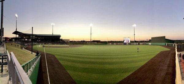 Panorama view from right field