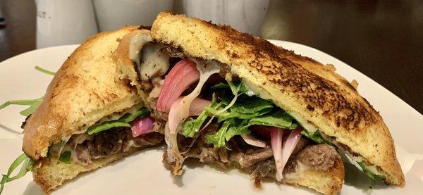 Short ribs grilled cheese