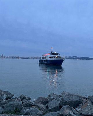 Ferry to take to go to tiburon