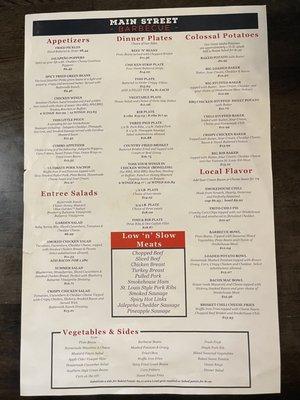 FULL MENU