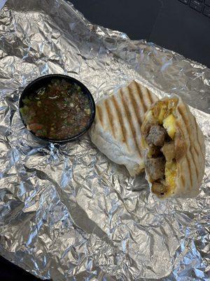 Breakfast burrito