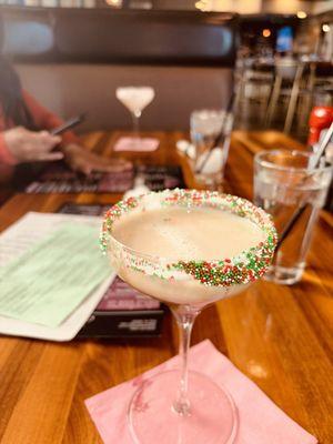 Sugar cookie martini