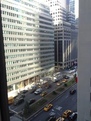 Park Avenue view from our offices