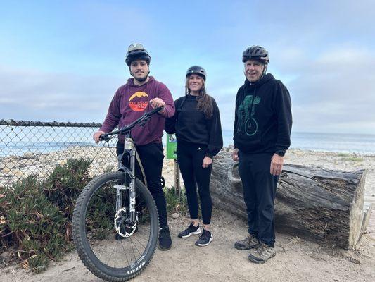 At the end of the trail near Hammond's Meadow in Montecito, CA