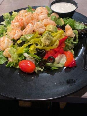 Shrimp and avocado salad