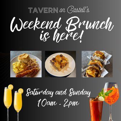 Now Serving Brunch! Saturday and Sundays, 10am-2pm.