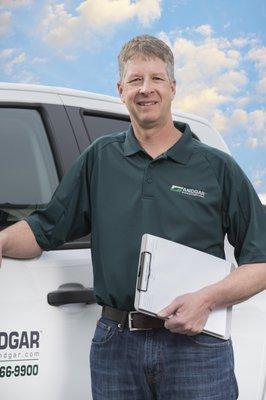 Dale Van Rooyen manages our HVAC installation team.