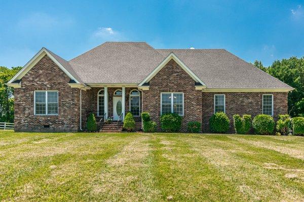 Large house on 5 acres.