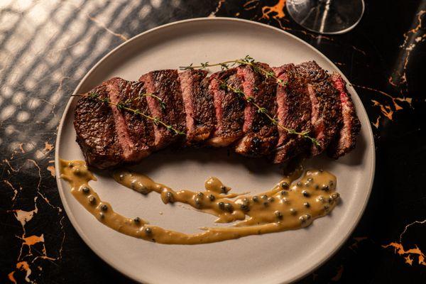 Prime Ribeye Steak - 12oz., bone marrow butter