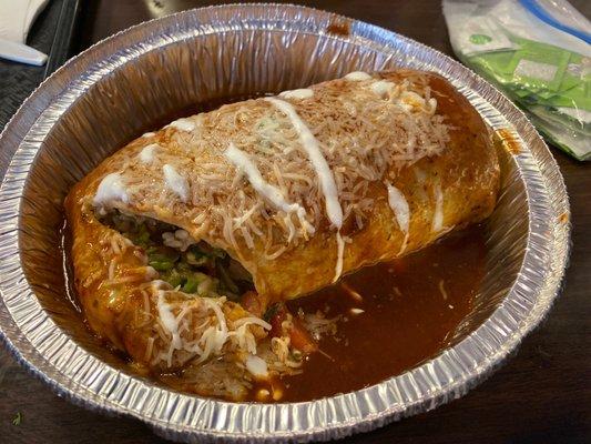 Carne Asada Wet Burrito